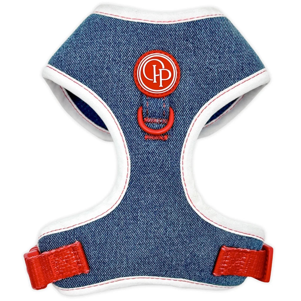 Druckfreies Hundegeschirr – Jeans