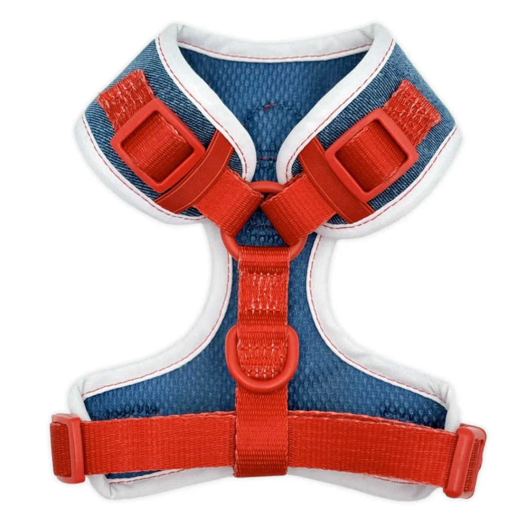 Druckfreies Hundegeschirr – Jeans