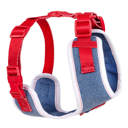 Druckfreies Hundegeschirr – Jeans