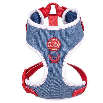 Druckfreies Hundegeschirr – Jeans