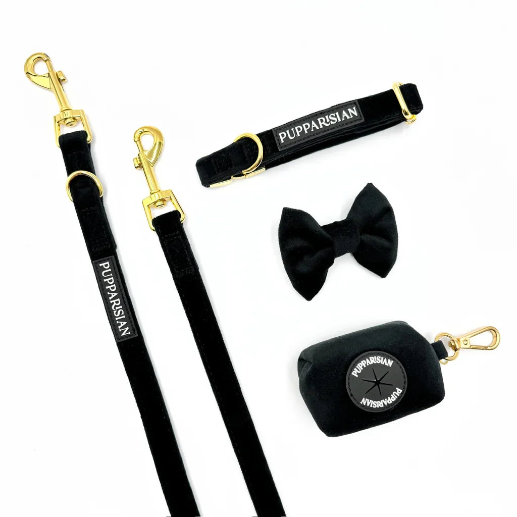 Samt-Halsband – Schwarz