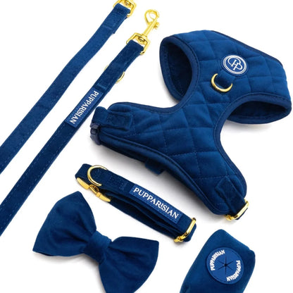 Samt-Halsband – Dunkelblau