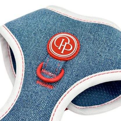 Druckfreies Hundegeschirr – Jeans