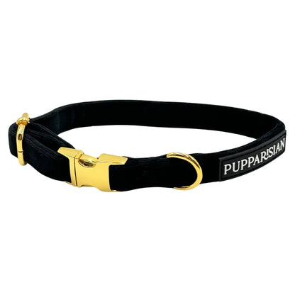 Samt-Halsband – Schwarz