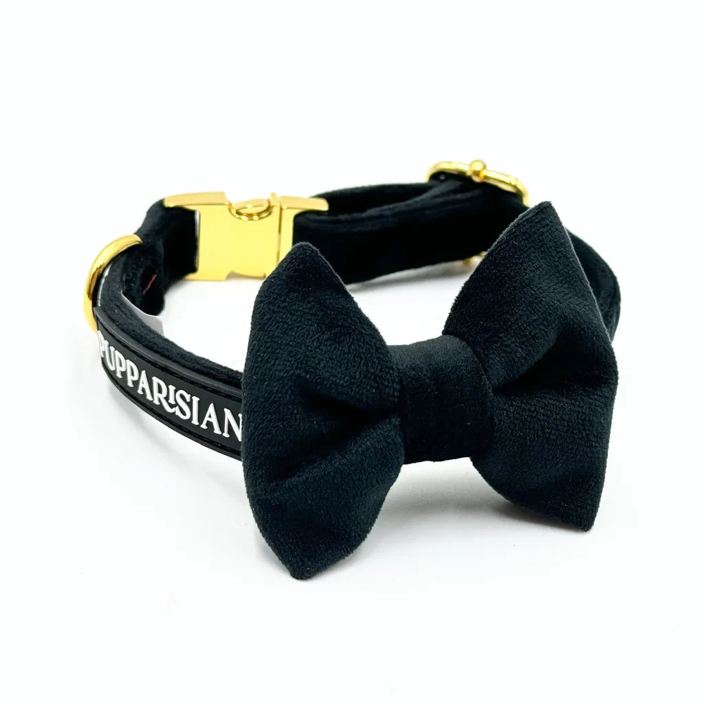 Samt-Halsband – Schwarz